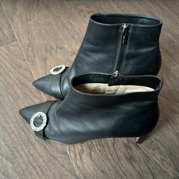 Jimmy Choo ankle length boots with a jewel detail - Picture 5 of 7